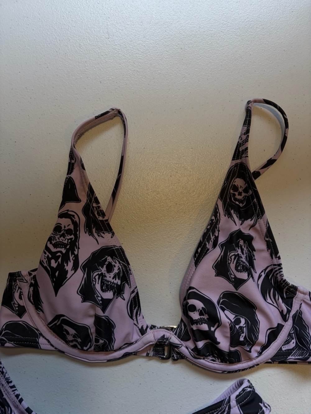 Broken Promises Reaper Guide Purple High Leg Bikini Purple Swimsuit Swim Small - Picture 4 of 8
